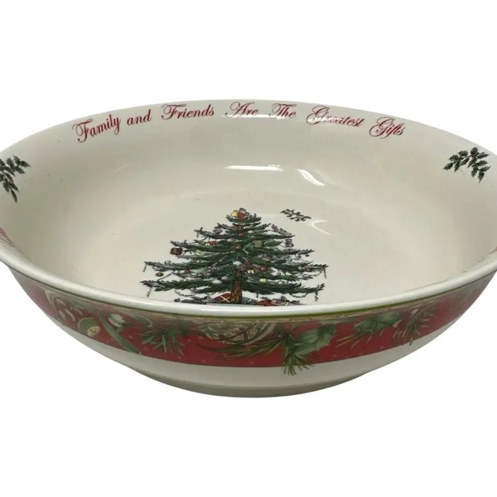Spode Christmas Tree 2015 Annual Large Serving Bowl Limited Edition 10